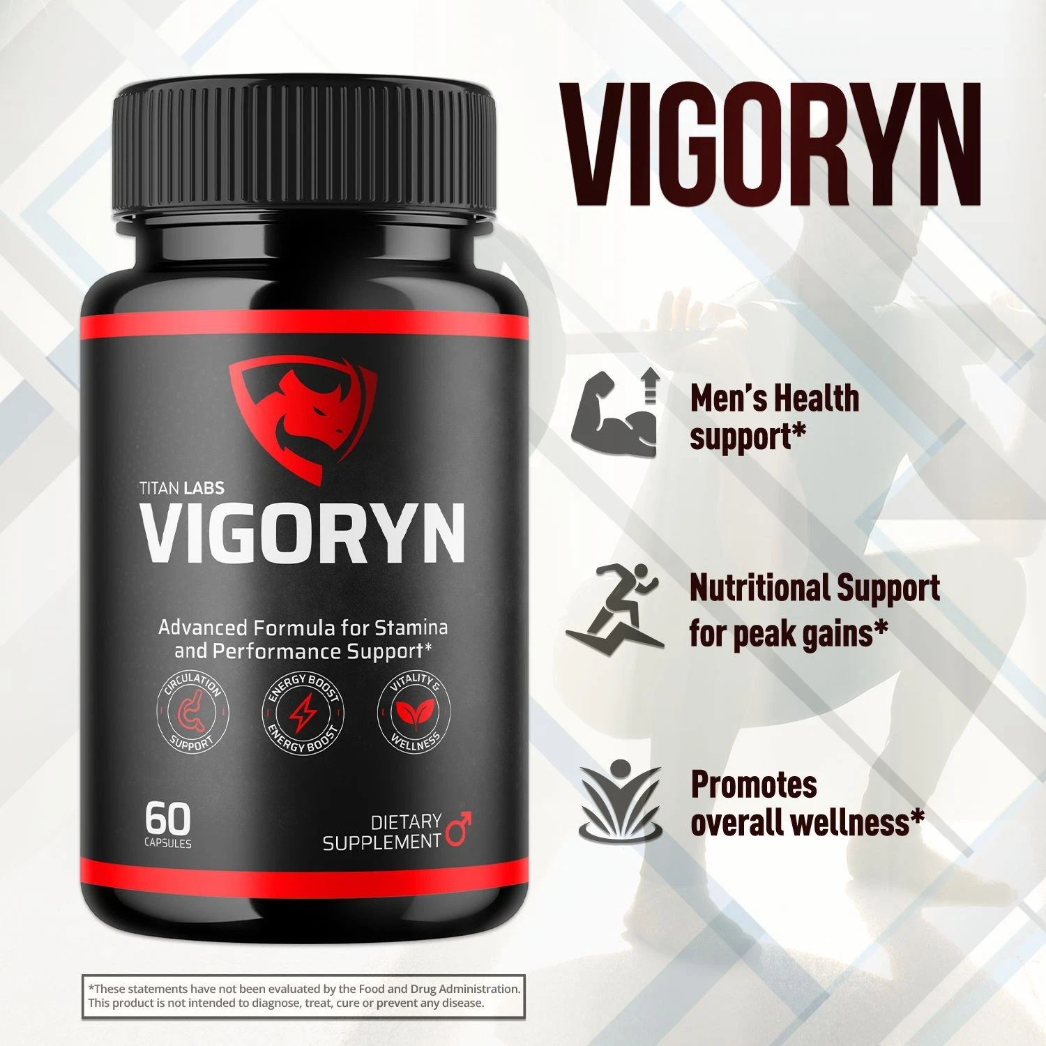 Vigoryn Supplement Support for Men